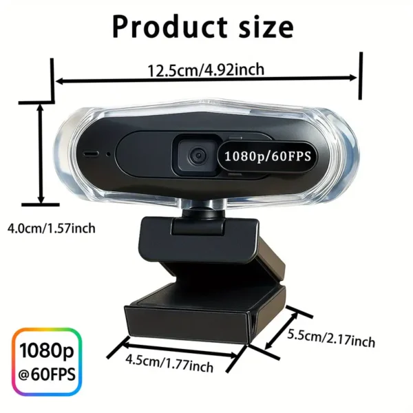 EXHQDR 1080P 60FPS Webcam