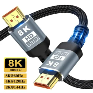 8K Cable 2.1 Ultra HD Braided