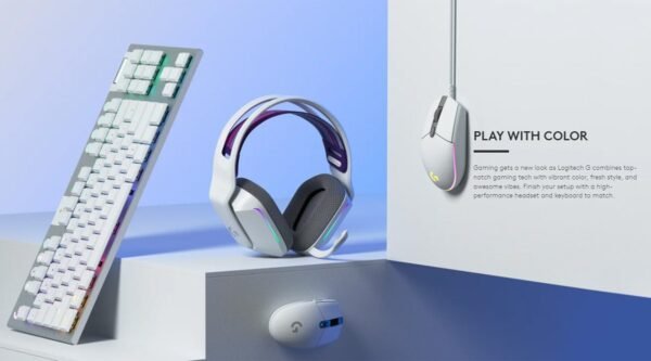 Logitech G102 Light Sync Gaming Wired Mouse | Gaming Grade Sensor | 8k DPI | Light Weight Mouse - Black / White