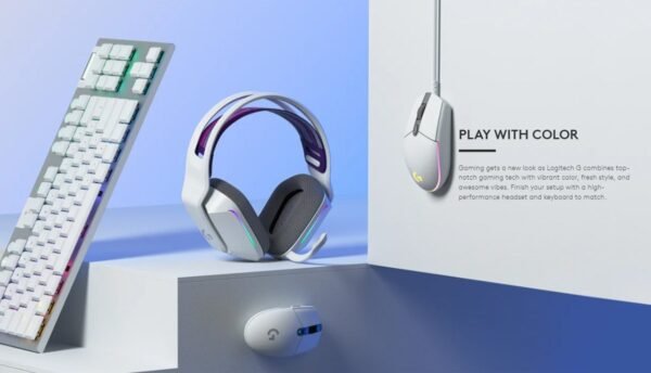 Logitech G304 Lightspeed Wireless Gaming Mouse | HERO Sensor | 12000 DPI | Lightweight | 6 Programmable Buttons | 1 MS Report Rate - Black / White