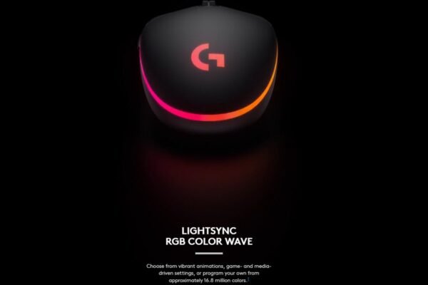 Logitech G102 Light Sync Gaming Wired Mouse | Gaming Grade Sensor | 8k DPI | Light Weight Mouse - Black / White